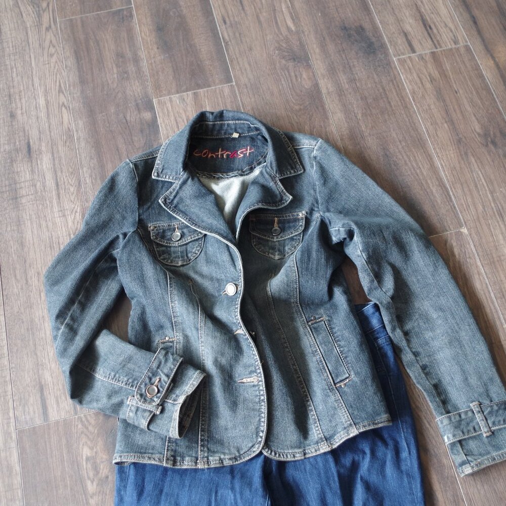 Ladies Jean Jacket By ConTrast